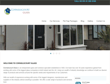 Tablet Screenshot of cornelscourtglass.ie